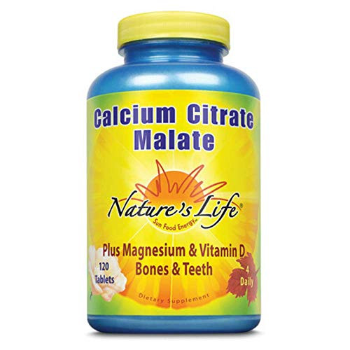 Nature's Life Calcium Citrate and Calcium Malate | 120 ct Nature's Life Calcium Citrate and Calcium Malate | 120 ct