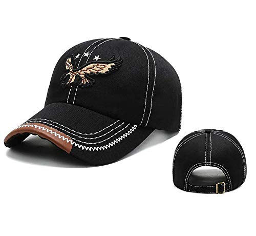 Embroidery Patriotic USA Eagle Dad Hat Adjustable Baseball Cap Cotton Trucker Hat for Men and Women