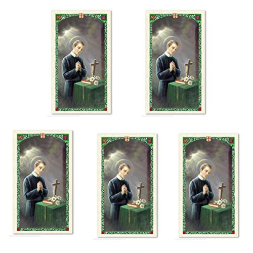 H HOLLY LINES Saint Gerard Majella Patron Saint of Fertility and Motherhood Laminated Prayer Cards Set of Five