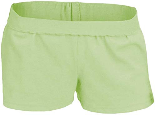 Soffe Junior's Low Rise Authentic Cheer Short- Limeade- Small