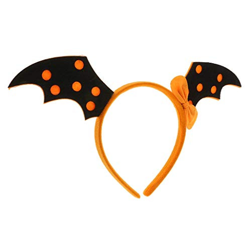 Halloween Headband Bat Wing Headdress Headwear Hair Hoop Hair Accessories for Halloween Party Costume Favors Supplies - Orange Halloween Headband Bat Wing Headdress Headwear Hair Hoop Hair Accessories for Halloween Party Costume Favors Supplies - Orange