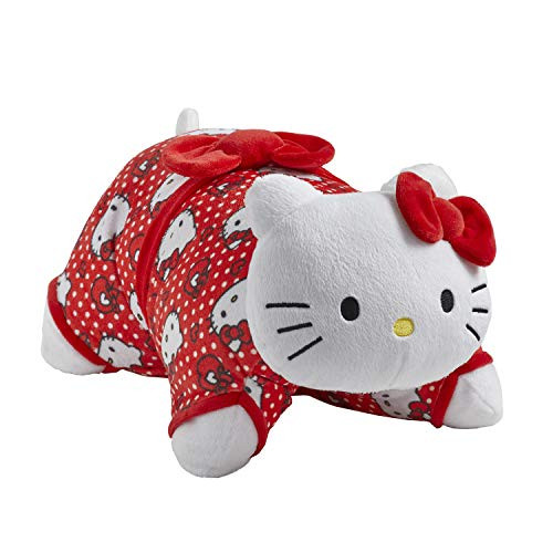 Pillow Pets Sanrio Red Polka Dot Hello Kitty 16" Stuffed Animal Plush Toy