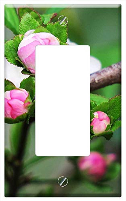 Switch Plate Single Rocker/GFCI - Tree Nature Branch Flower Plant Leaf 1 Switch Plate Single Rocker/GFCI - Tree Nature Branch Flower Plant Leaf 1