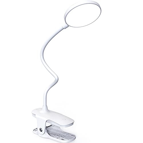 Desk Lamp-LED Table Lamp with Flexible Gooseneck-Reading Light with 3 Lighting Modes and 3 Brightness Levels-Dimmable Office Lamp with Touch-Sensitive Control-Memory Function
