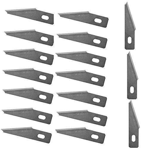 100 Pack wholesale Excel Hobby Blade #2 Replacement Stainless Steel Hobby Blade Carbon Steel Craft Knife Blades Hobby Knife Cutting Tools for Art Cutting, Sculpture, Scrapbooks