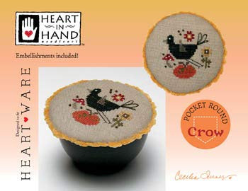 Pocket Round - Crow Cross Stitch Chart