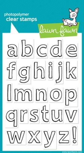 Lawn Fawn LF353 Quinn's Abcs Clear Stamps