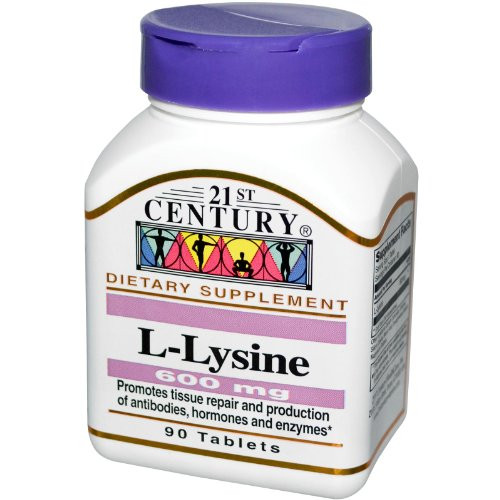 21st Century L-Lysine- 600 mg- 90 Tablets