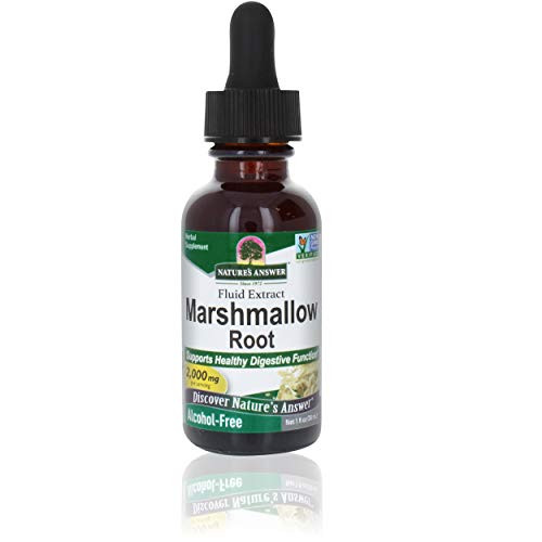 Nature's Answer Alcohol-Free Marshmallow Root Extract- 1-Fluid Ounce | Digestive Support | Promotes Respiratory Function | Natural Weight Management Nature's Answer Alcohol-Free Marshmallow Root Extract- 1-Fluid Ounce | Digestive Support | Promotes Respiratory Function | Natural Weight Management