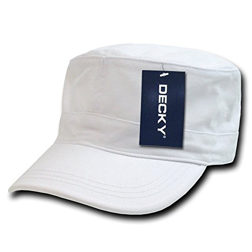 DECKY Washed GI Cap- White