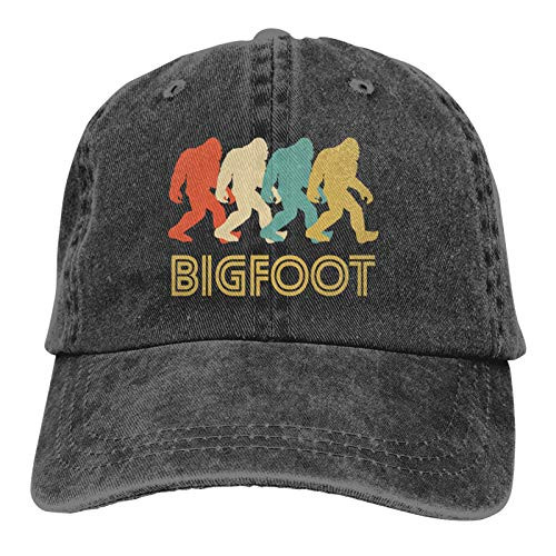 Denim Cap Colorful Bigfoot Baseball Dad Cap Classic Adjustable Sports for Men Women Hat