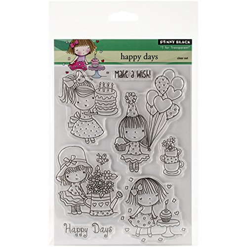 Penny Black 30-277 Happy Days Transparent Stamp Set