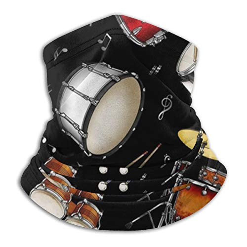 antkondnm Rock Drum Stand Face Mask Headband Bandana Neck Warmer Gaiter Head Wrap Scarf Headwear Balaclava
