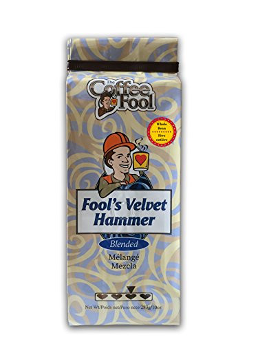 The Coffee Fool Fool's Velvet Hammer Whole Bean Coffee, 10 Ounce