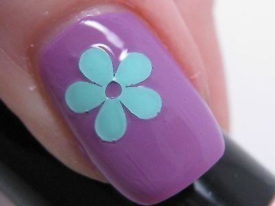 Flowers Fingernail Art Decal Stickers Nail Vinyls
