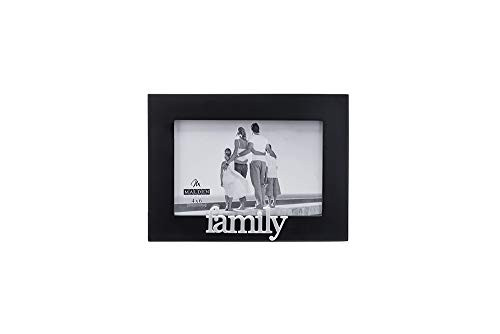 Malden International Designs Family Expressions Picture Frame, 4x6, Black