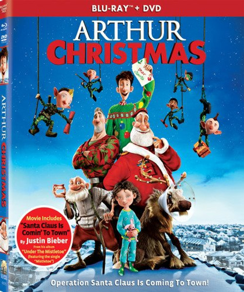Arthur Christmas -Two Discs- Blu-ray / DVD Plus UltraViolet Digital Copy-
