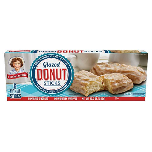Little Debbie Donut Sticks- 6 Individually Wrapped Snack Cakes- 10 oz- Pack of one -1-