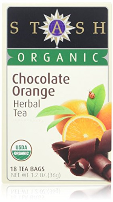 Stash Organic Herbal Tea Caffeine Free Chocolate Orange - 18 Tea Bags