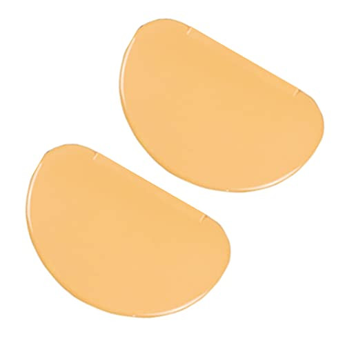 Hemoton Dough Scraper Bowl Scraper Cake Smoother Baking Bench Scraper Pizza Bread Dough Cutter Bench Scraper Baking Tool For Bread Pizza Dough Cream Cake Yellow 2pcs