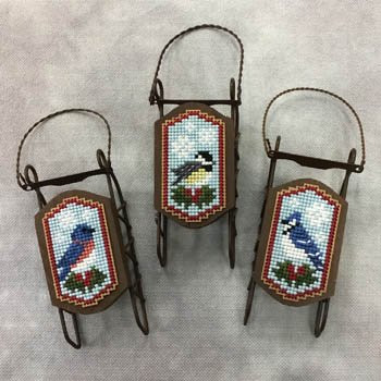 Backyard Visitors Cross Stitch Chart and Free Embellishment
