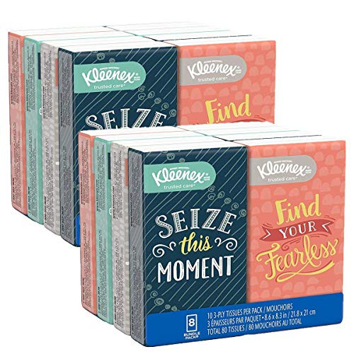 KCC46651 - Kleenex Go Packs Facial Tissues