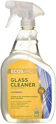 Earth Friendly Products pl9301/32- Bottle- Clear- Liquid Earth Friendly Window Cleaner- 32 oz