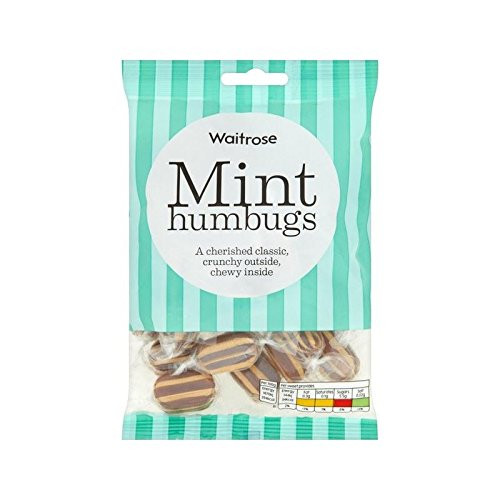Mint Humbugs Waitrose 225g - Pack of 2