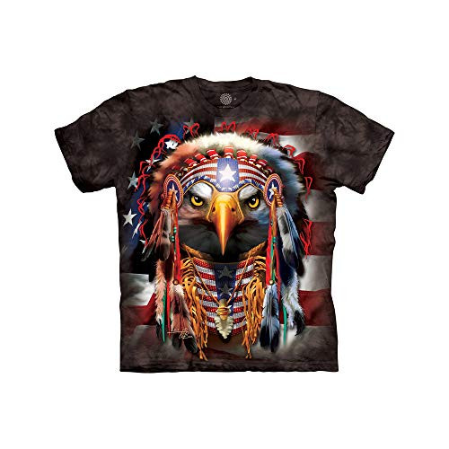 The Mountain Kids' Big MyMountain Native Patriot Eagle Apparel- Black- X-Large The Mountain Kids' Big MyMountain Native Patriot Eagle Apparel- Black- X-Large
