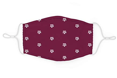 Top of the World NCAA Texas A and M Aggies Unisex All Over Print Team Icon Face Mask- Texas A and M Aggies Maroon- One Size -MTW_300-