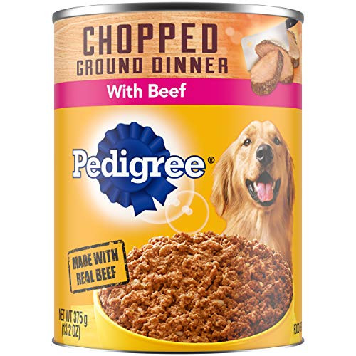 PEDIGREE Adult Canned Wet Dog Food Chopped Ground Dinner with Beef- -12- 13.2 oz. Cans PEDIGREE Adult Canned Wet Dog Food Chopped Ground Dinner with Beef- -12- 13.2 oz. Cans