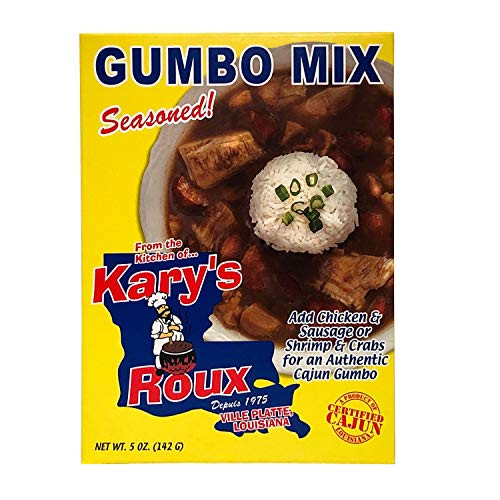 Karys Roux Seasoned Gumbo Mix | 3-Pack | Certified Cajun | Product of Louisiana | 5 oz Box Karys Roux Seasoned Gumbo Mix | 3-Pack | Certified Cajun | Product of Louisiana | 5 oz Box