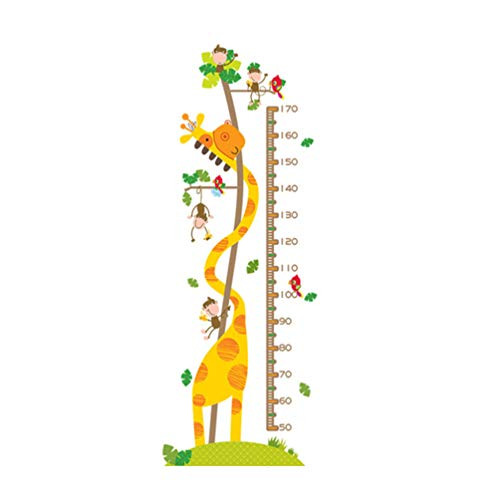 KESYOO Height Chart Wall Stickers Wall Ruler Growth Chart Giraffe Monkey Wall Decal Baby Growth Chart Removable for Kindergarten Room Living Room KESYOO Height Chart Wall Stickers Wall Ruler Growth Chart Giraffe Monkey Wall Decal Baby Growth Chart Removable for Kindergarten Room Living Room