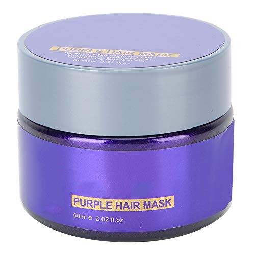 Hair Mask- Damage Repairing Treat Hair Mask- Removes Brassy Tones Deep Repairing Hair Mask Purple Mask to Reduce Brassiness  and  Condition Dry Damaged Hair