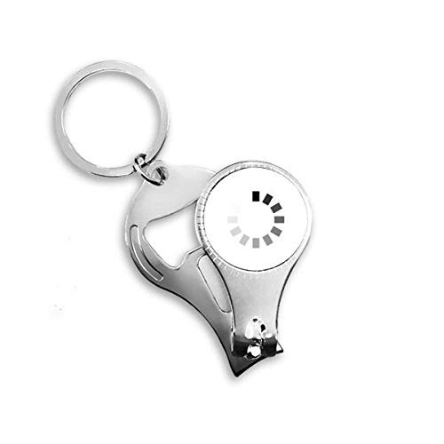 Programmer Program Interface Loading Nail Nipper Ring Key Chain Bottle Opener Clipper