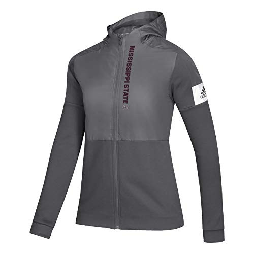 NCAA Mississippi State Bulldogs Womens Game Mode Full Zip Jacket- Gray- XX-Large NCAA Mississippi State Bulldogs Womens Game Mode Full Zip Jacket- Gray- XX-Large