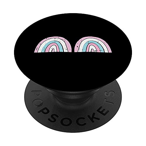 Rainbow Boob Intersexual Pride Flag Proud LGBT-Q Ally PopSockets Swappable PopGrip