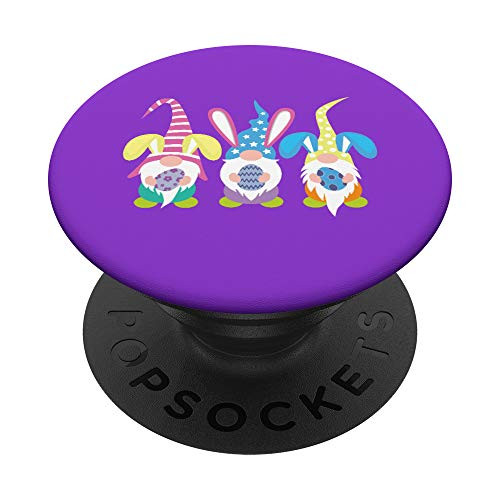 Easter Gnomes Gift Easter Basket Stuffer Purple PopSockets Grip and Stand for Phones and Tablets