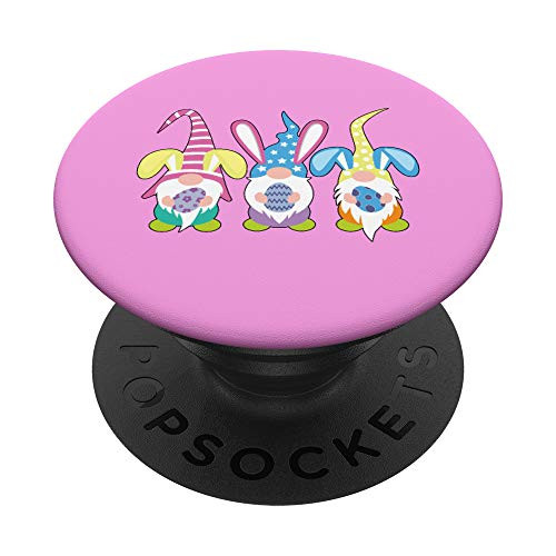 Easter Gnomes Gift Easter Basket Stuffer Pink PopSockets Grip and Stand for Phones and Tablets