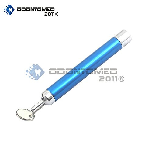 OdontoMed2011 LED Lighted Dental Mirror with Blue Color Handle Dental Tools ODM OdontoMed2011 LED Lighted Dental Mirror with Blue Color Handle Dental Tools ODM