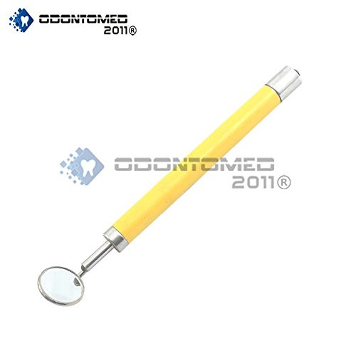 OdontoMed2011 LED Lighted Dental Mirror with Yellow Color Handle Dental Tools ODM OdontoMed2011 LED Lighted Dental Mirror with Yellow Color Handle Dental Tools ODM