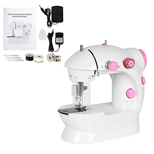 Mini Sewing Machine Portable Sewing Machine Electric Sewing Kit with Dual Speed Double Thread -Renewed-