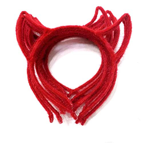 10 Pieces Halloween Devil Horn Headband Devil Ears Headband Costume Horns Headband Accessories for Women Girls
