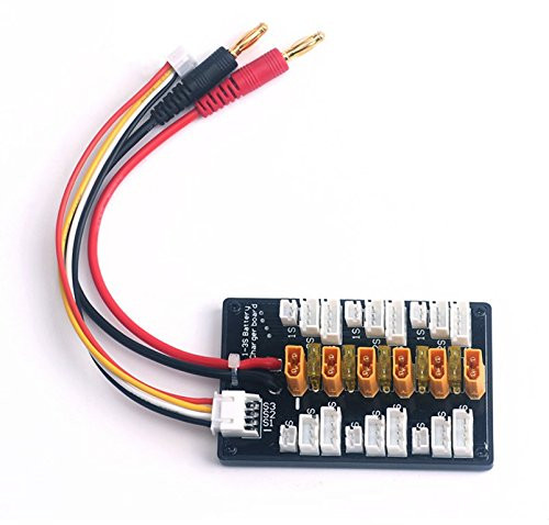 Hobbypower XT30 Parallel Charge Charging Board for 1S 2S 3S LiPo Battery-Black
