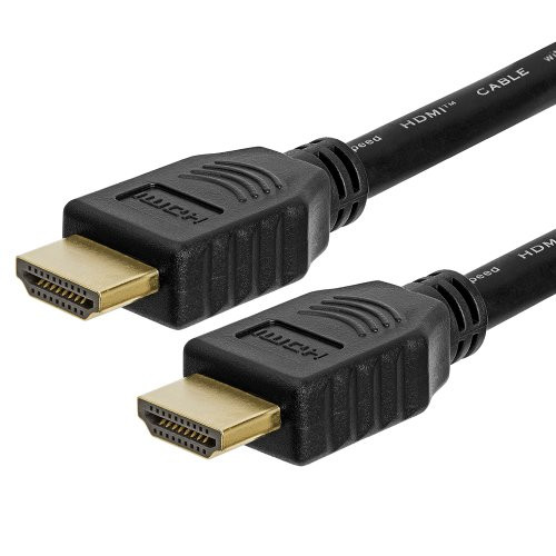 Cmple - 28AWG High Speed 18Gbps HDMI Cable 15FT HDMI 2.0 Ready - 3D Ethernet/Audio Return Channel - Gold Plated Connectors HDR 4K HDMI Cable - 15 Feet, Black