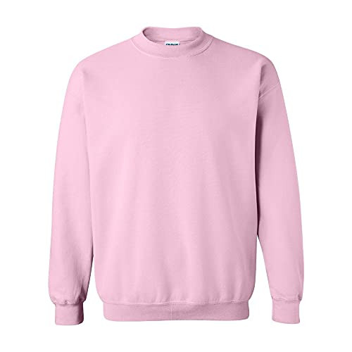 Gildan Heavy Blend Unisex Adult Crewneck Sweatshirt -M- -Light Pink-