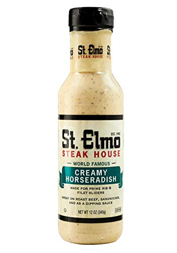 St. Elmo Steak House Creamy Horseradish- Great with Steaks and Other Meats