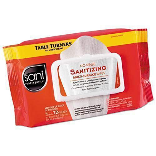 NICM30472 - Sani Professional No-Rinse Sanitizing Multi-Surface Wipes -Single Pack