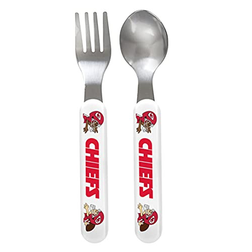 Baby Fanatic Fork and Spoon Set- Kansas City Chiefs