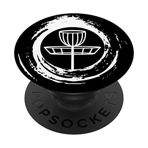 Frisbee Golf Target Basket Black Cool Disc Golf Sport Gift PopSockets Grip and Stand for Phones and Tablets